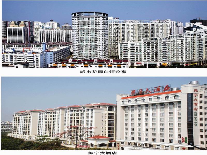 城市花園白領(lǐng)公寓、振寧大酒店